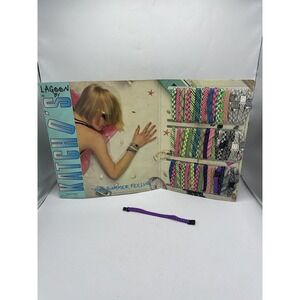 Katcho's Bracelet Adult Unisex Surf Skate Braided Wrap Purple / Pink Vintage